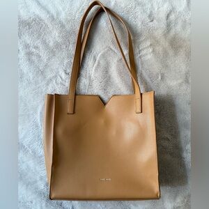 Pixie Mood Alicia Mini Tote Bag Honey Vegan Leather